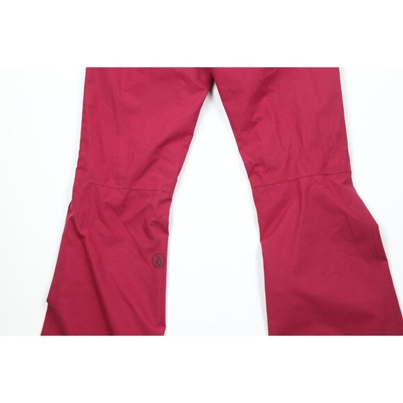 New Volcom Snowboarding Womens XS Spell Out Waterproof Goretex Snow Pants Purple - Picture 14 of 16